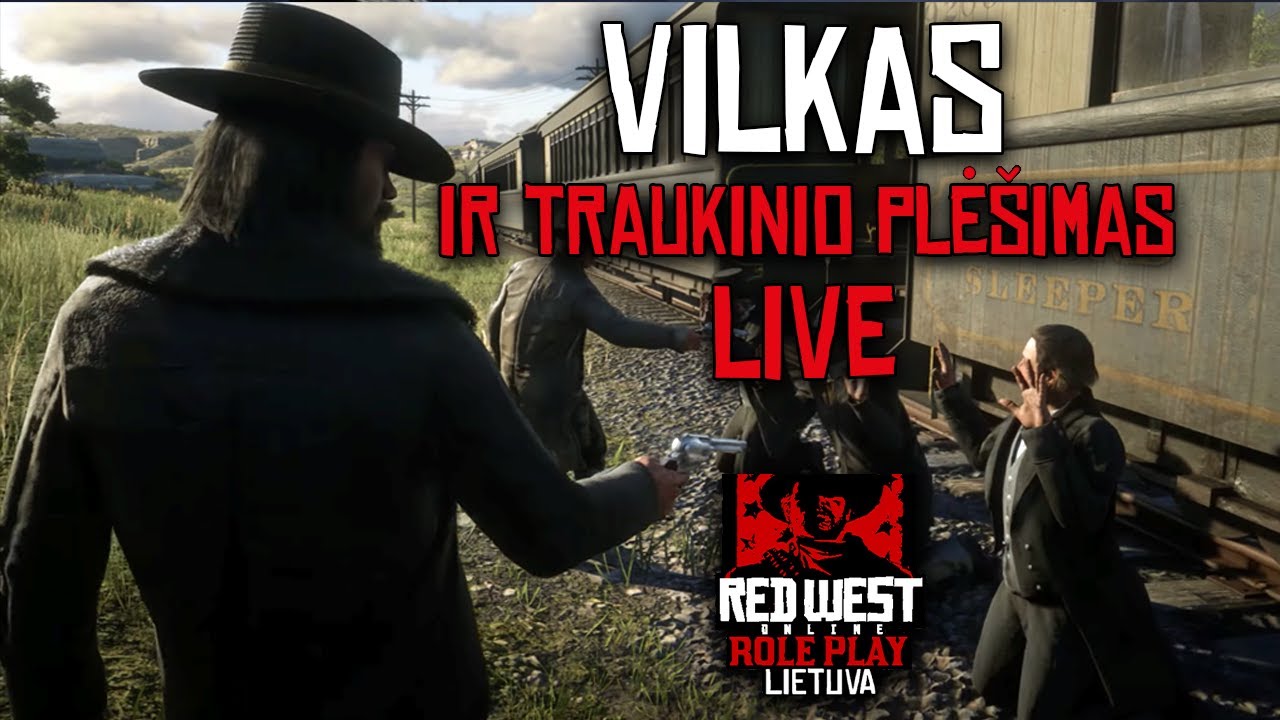 🔴LIVE - Traukinio Plė&scaron;imas - RDR2 Roleplay