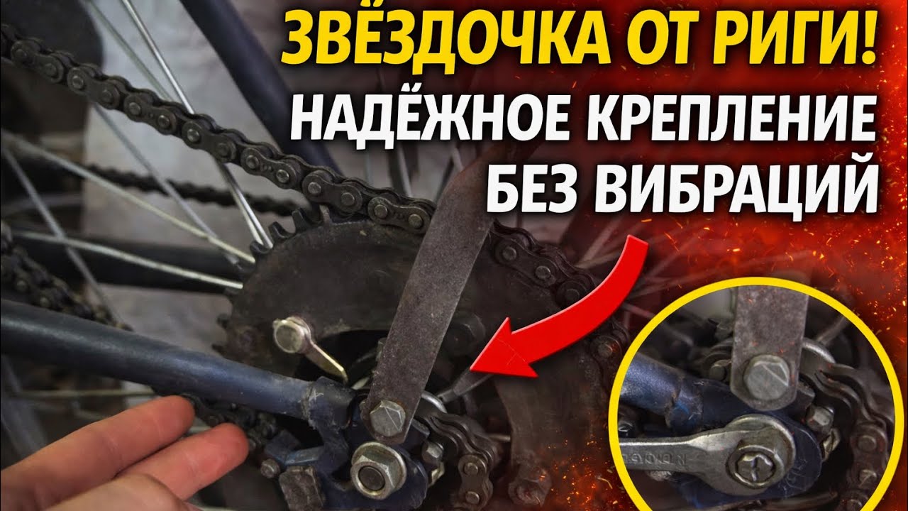 Цепь больше не слетает: правильная звёздочка для велодвигателя