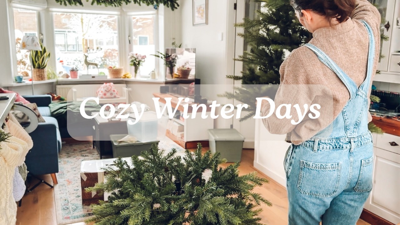 Cozy Winter Days in the Netherlands ❄️Snow & Taking Down Christmas & Homemade Sourdough Bread