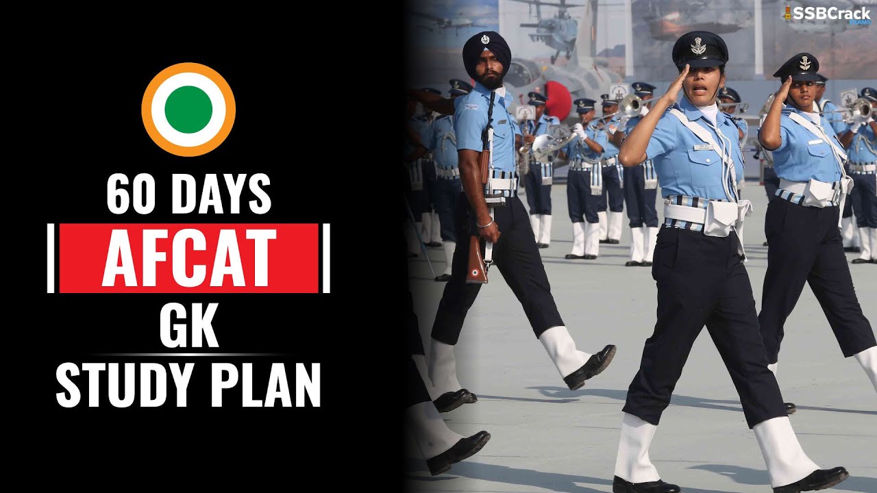 AFCAT GK Study Plan [60 Days]