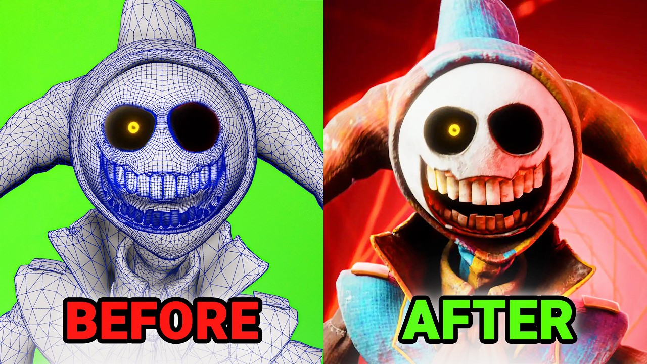 [BEFORE vs AFTER] The Prototype - Butcher's Fall (Poppy Playtime Chapter 5) - official song