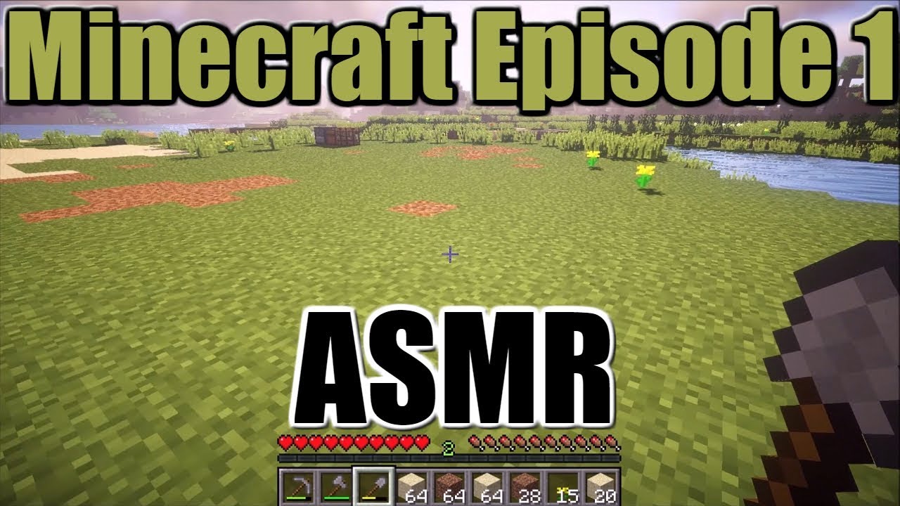 ASMR: Minecraft Episode 1 -  Laying the Groundwork - Whispering, Ear Massage, & Ear Tapping w/ 3Dio