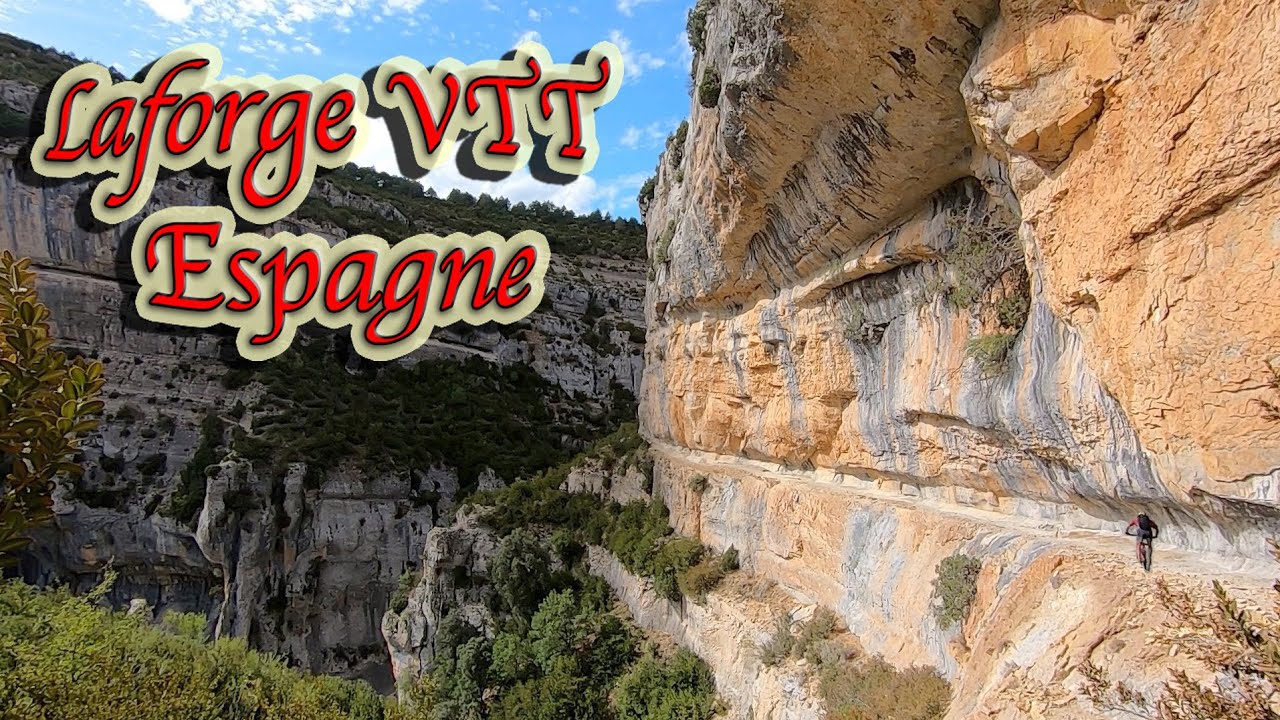 50.  Espagne  - Sierra de Guara - Rodellar - Saltador de las lanas - All mountain - MTB - VTT