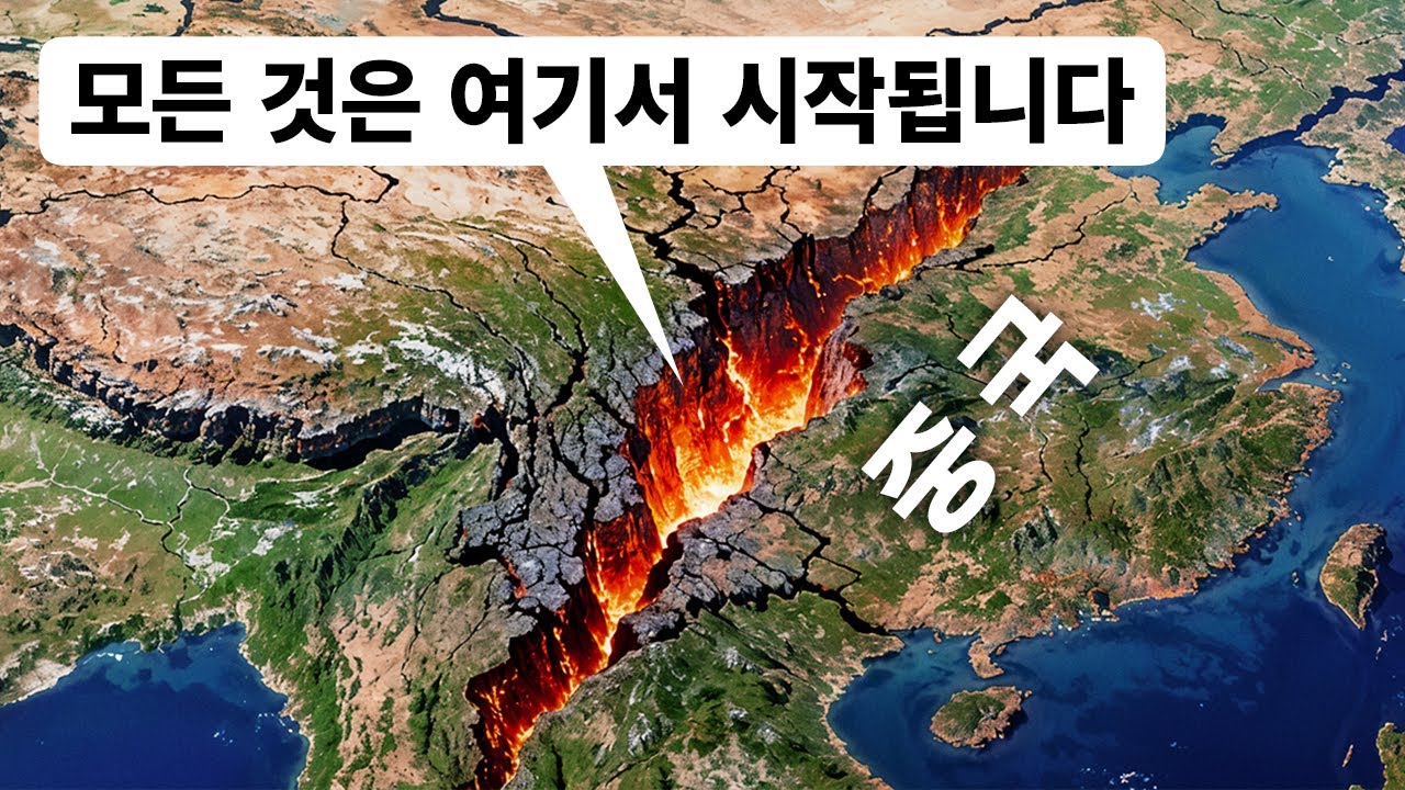 행성의 지각이 갈라지고 있다 — 다음은 무엇일까?