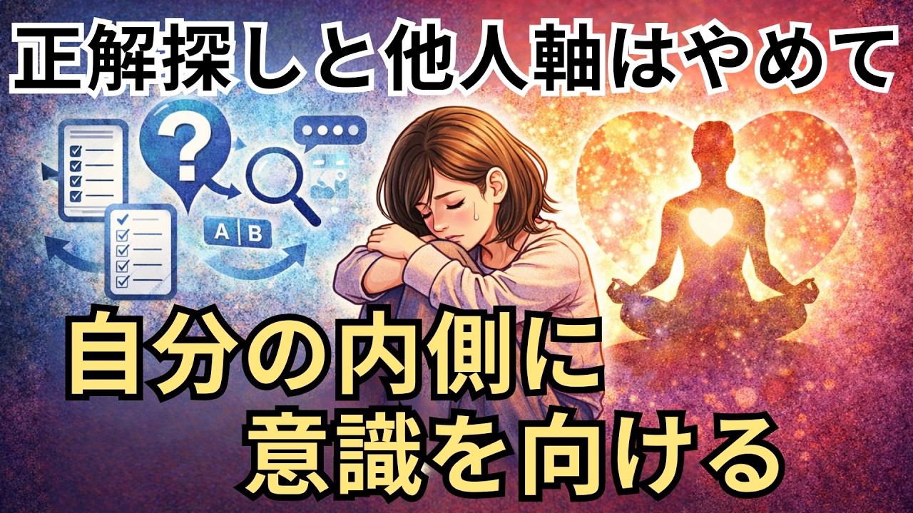 【確実に変化】正解探しをやめて感じていることに意識を向ける