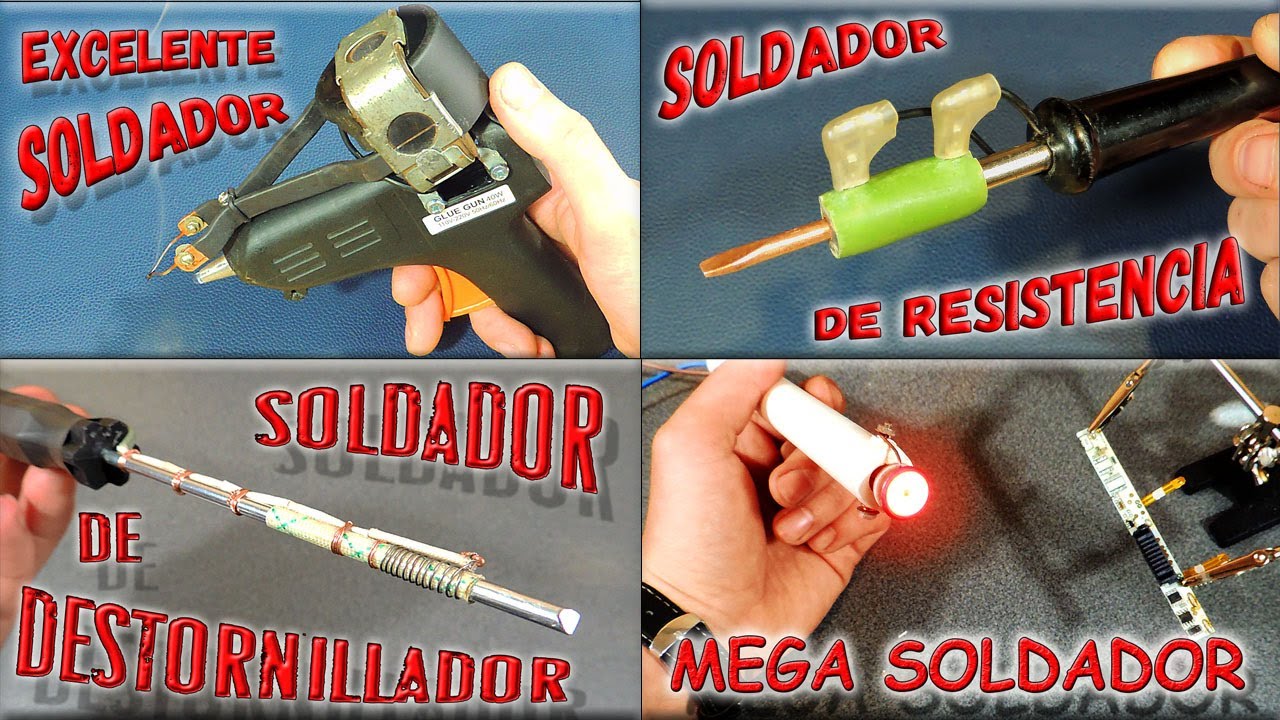 ✅ ¡Todas las opciones de soldadores caseros! Soldador de lápiz, soldador de destornillador y otros.