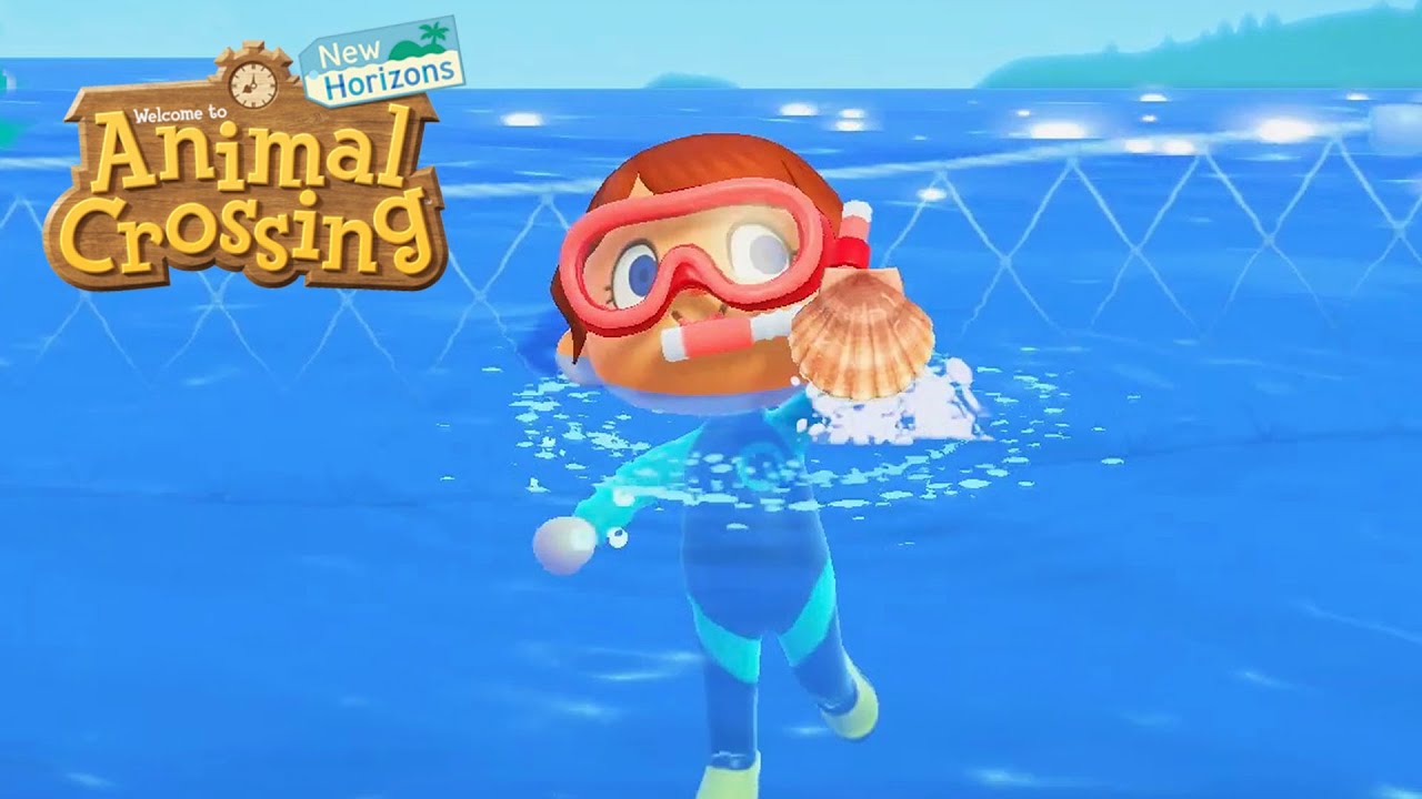 Animal Crossing New Horizons - SUMMER UPDATE (Swim & Dive in the Ocean)