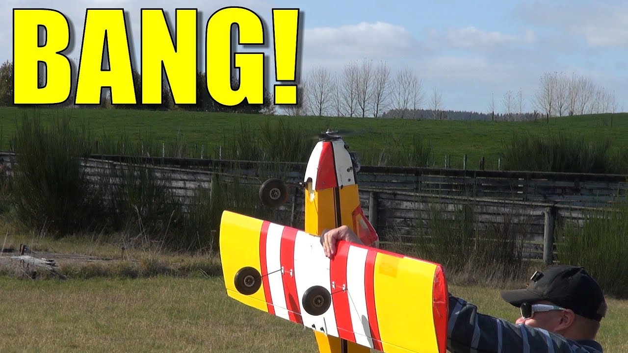 Tim breaks more nitro RC planes Fail, Fail, Fail.