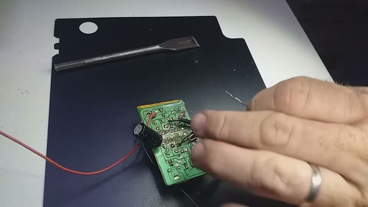 Como tirar amplificador já pronto de placa velha de TV de tubo