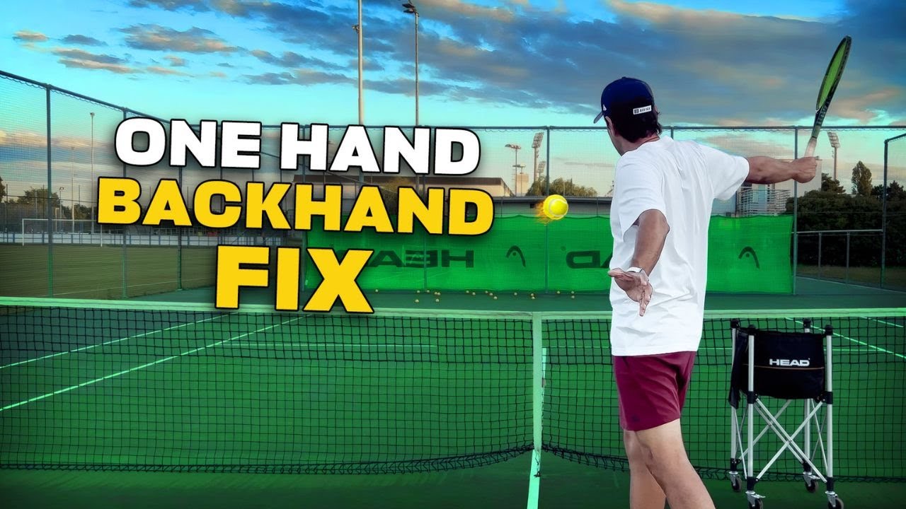 Why 99% of Tennis Players Hit the One Hand Backhand WRONG (Fix It Fast)
