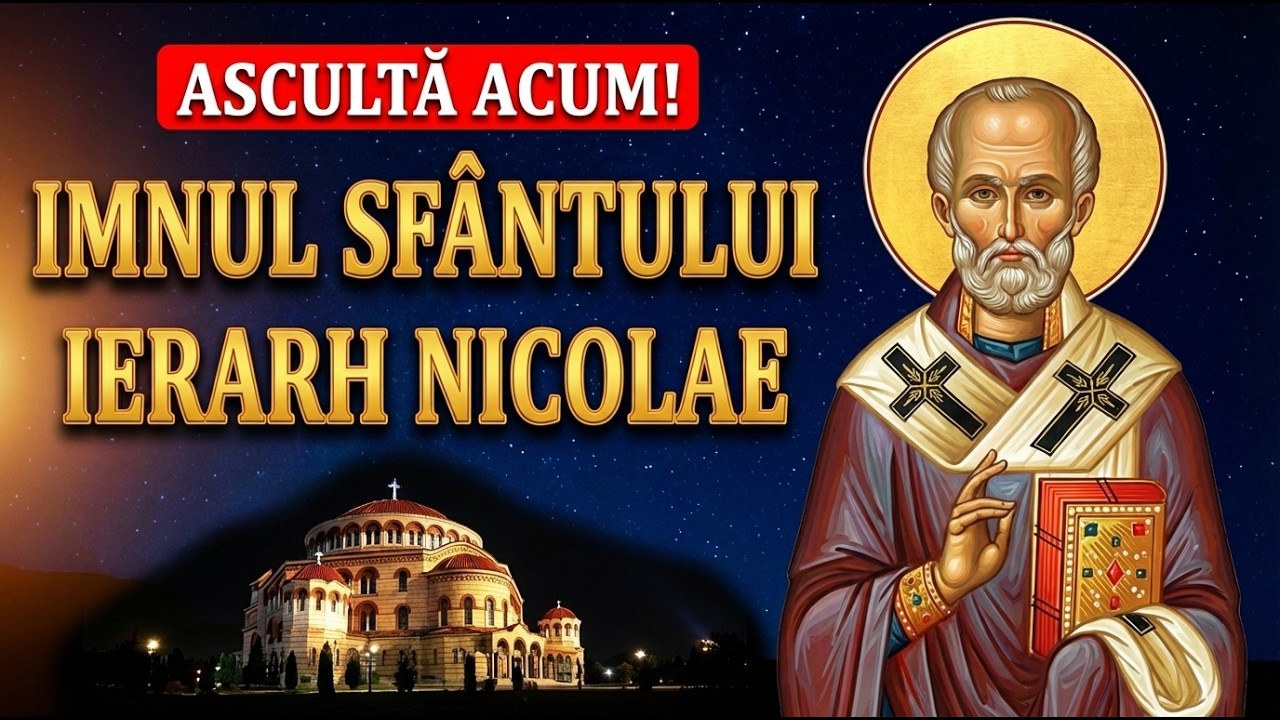 Imnul Sfântului Ierarh Nicolae 🕊️ Cea mai frumoasă priceasnă (Marele Făcător de Minuni)