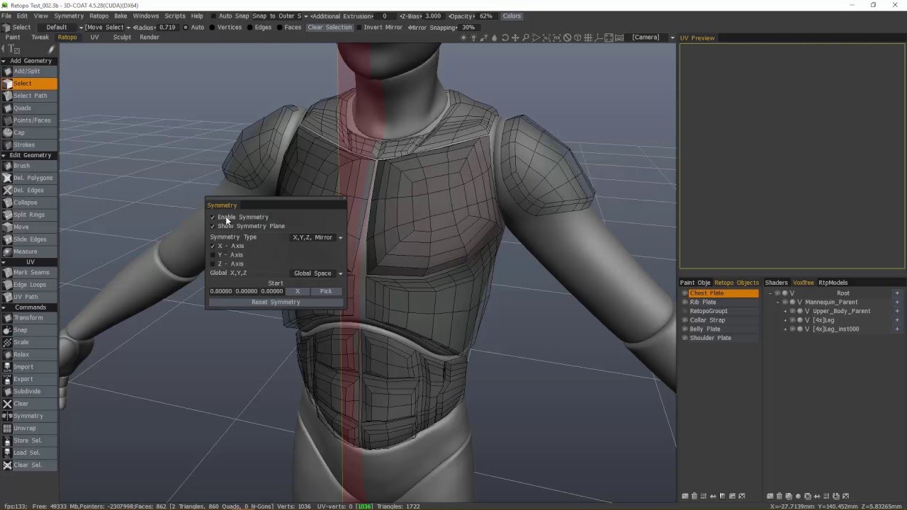 Symmetry Tool