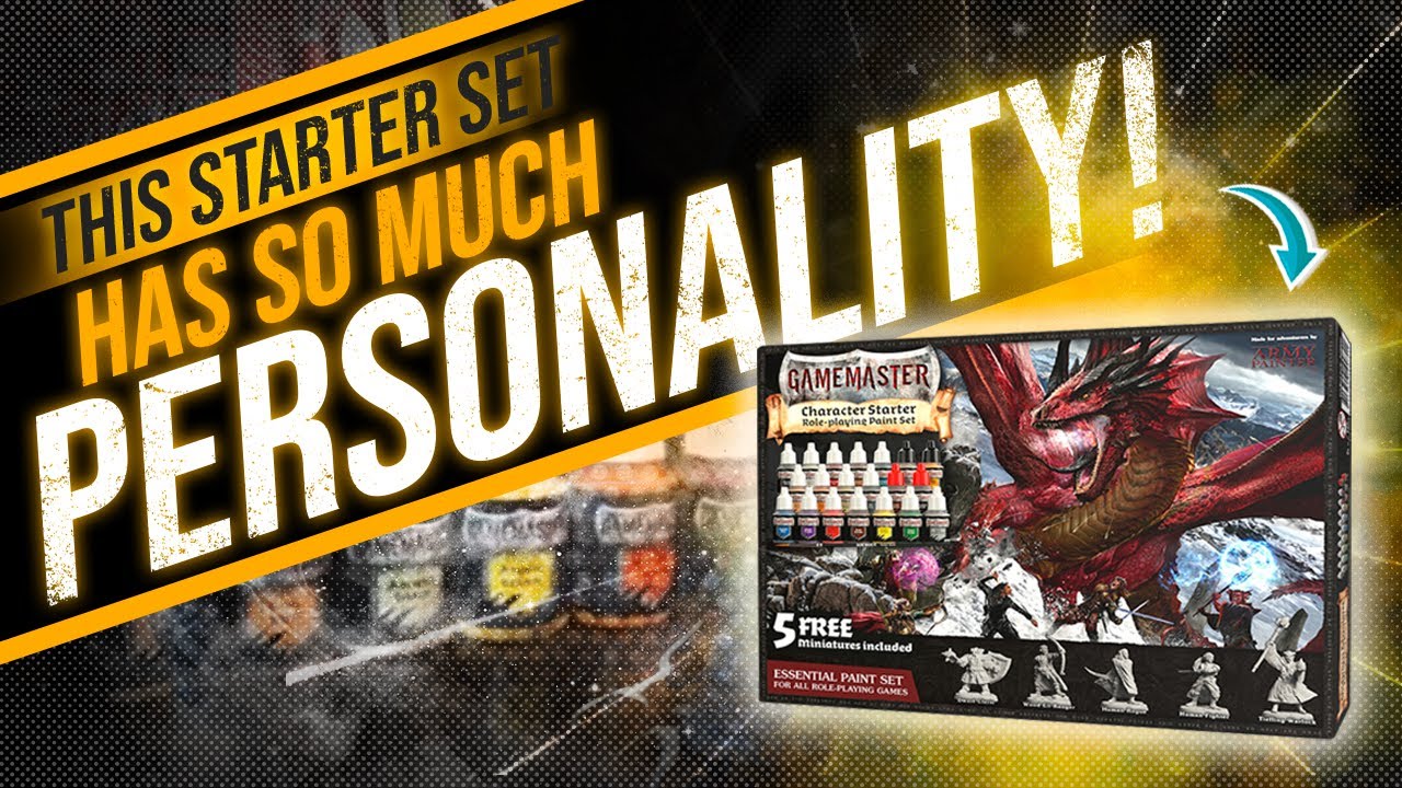 Gamemaster Character Paint Set Unboxing and Review