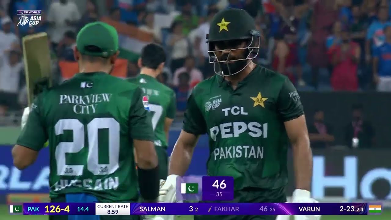 The battle of Fakhar and Varun! | India vs Pakistan | DP World Asia Cup 2025