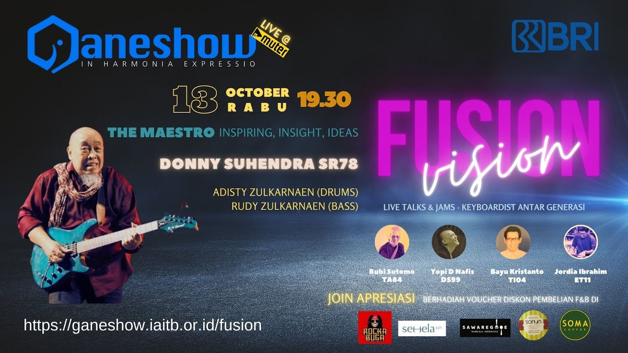 Fusion Vision with Donny Suhendra, Special Performance at Ganeshow 13 Oktober 2021