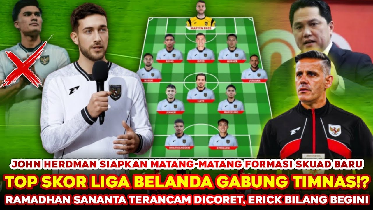 KADO ISTIMEWA TIMNAS❗ John Herdman MAU Dean Zandbergend MASUK SKUADNYA❗ Erick BIKIN HEBOH LAGI