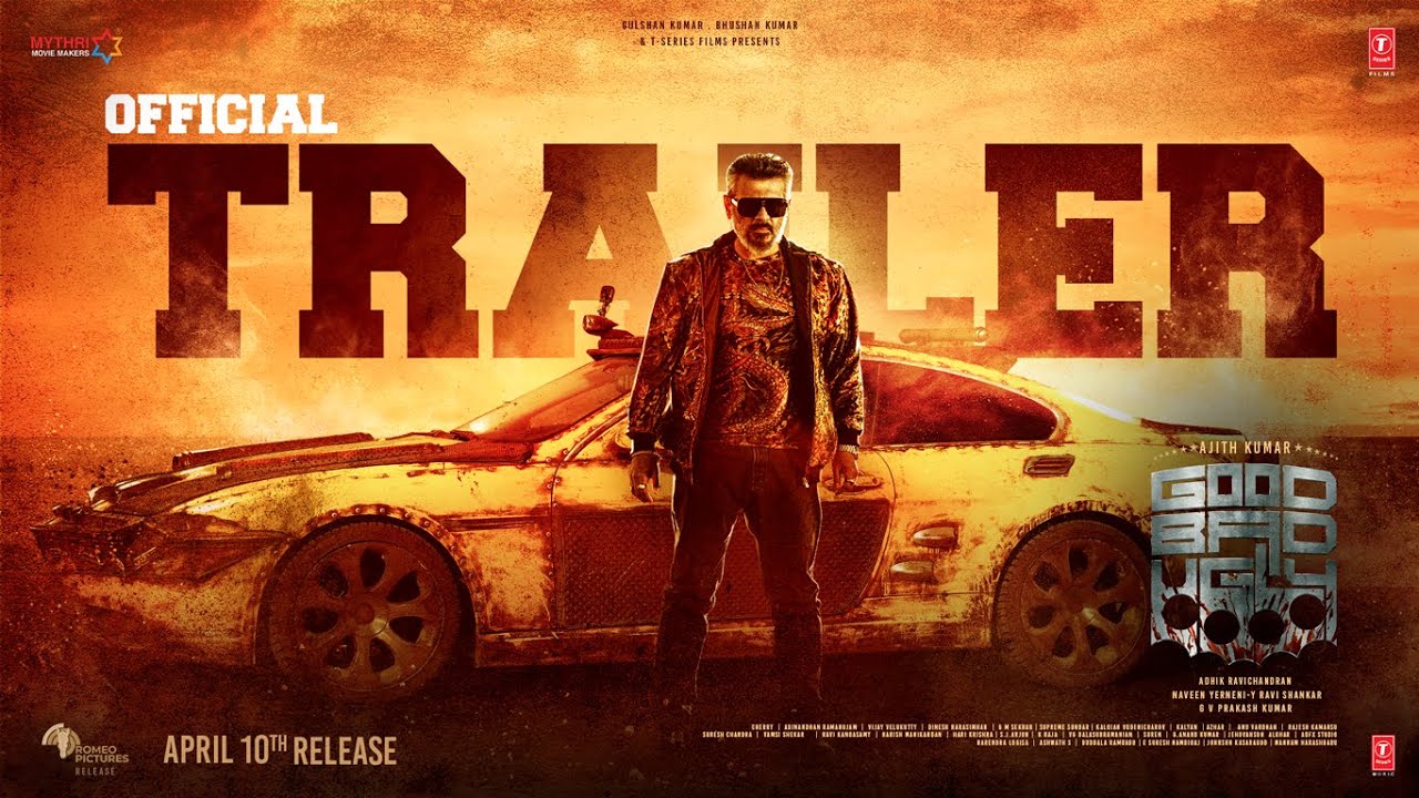 Good Bad Ugly Tamil Trailer | Ajith Kumar | Trisha | Adhik Ravichandran | Mythri Movie Makers