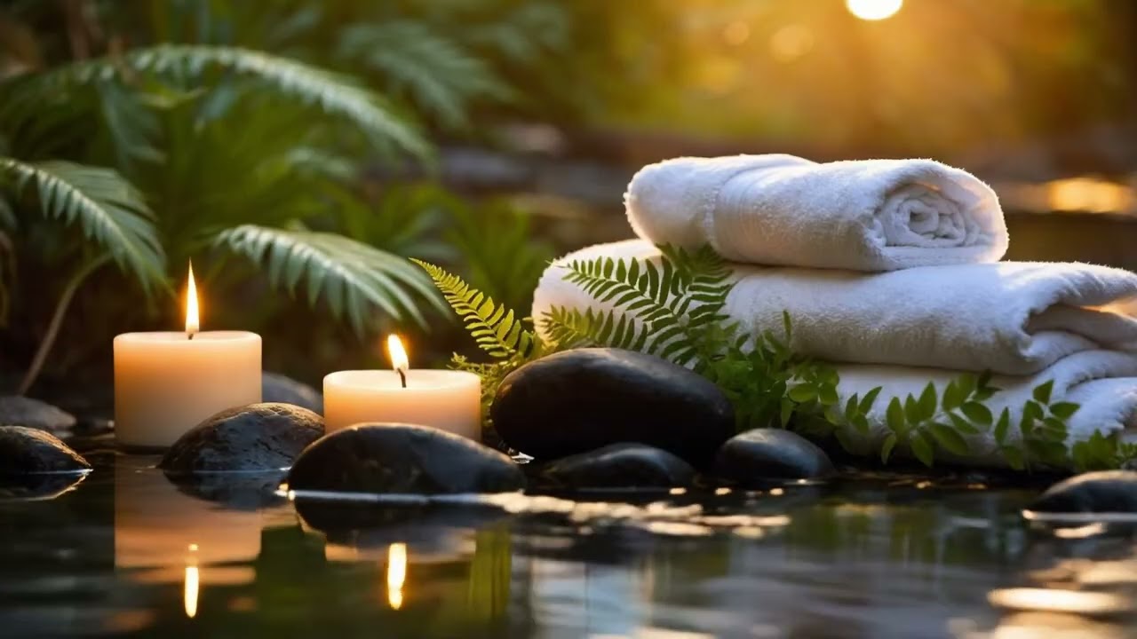 Relaxing Spa Music 🌹 Stress Relief Music for Anxiety & Insomnia, Healing Calm Piano to Relax Mind
