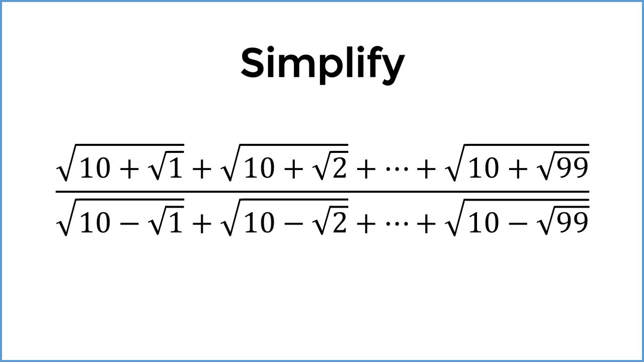 There is no way I could have solved this myself