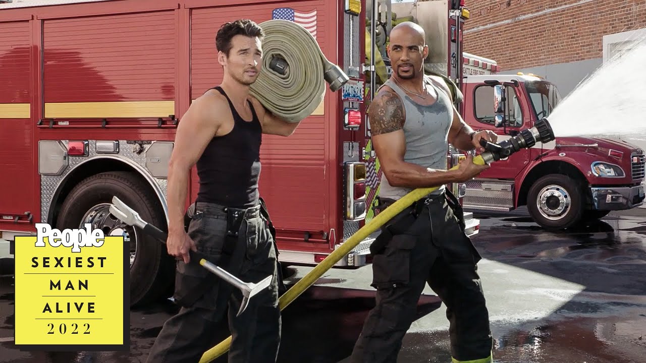 'Station 19' ft. Boris Kodjoe and Jay Hayden | Turning Up the Heat | PEOPLE