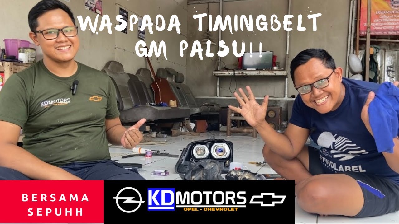 Ganti seal kruk as depan dan seal noken as Opel  Blazer | Cara bedain Timingbelt ORIGINAL Blazer