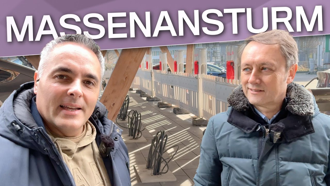 NEU: Kastrierte Tesla Supercharger auch am Ladepark Hilden