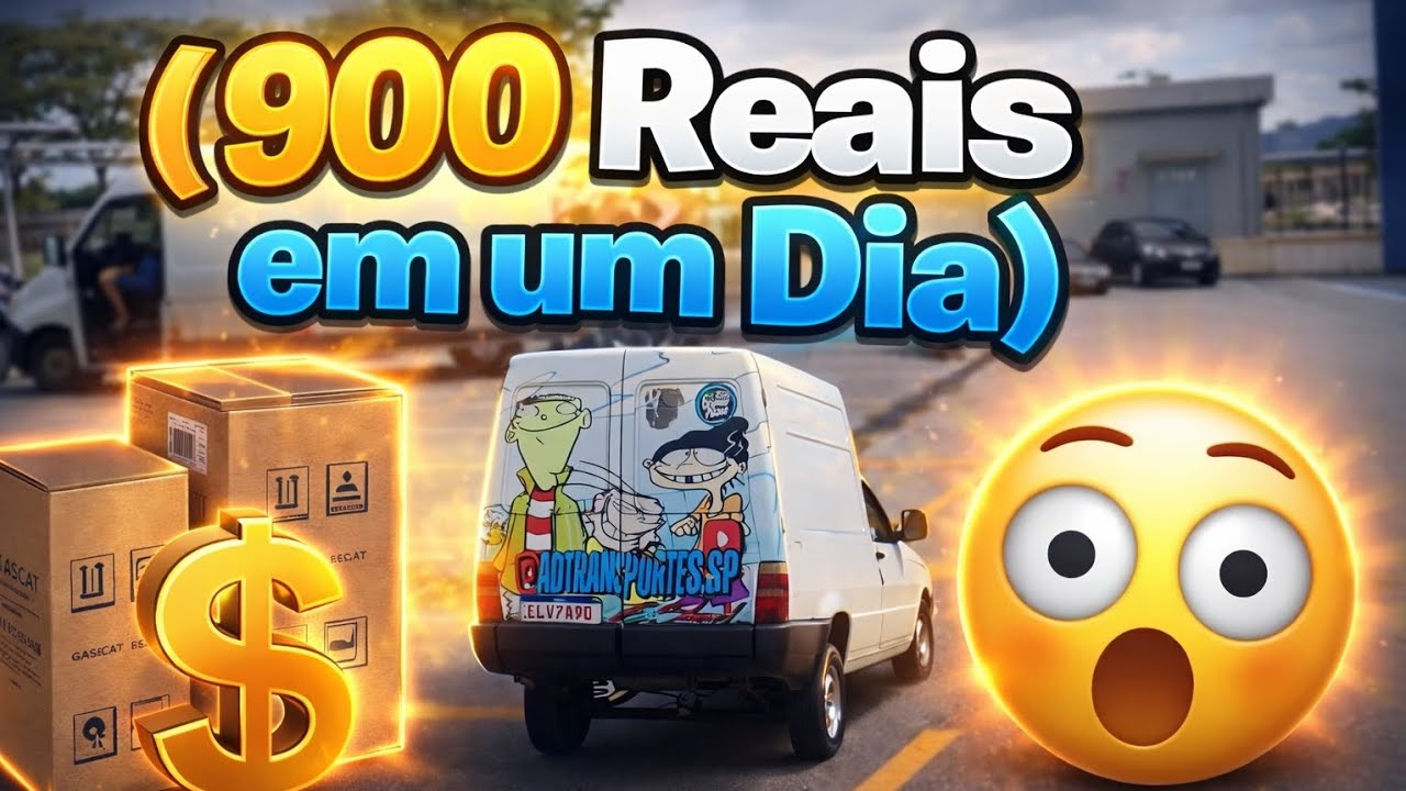 R$900 em entregas! Rotina real com minha Fiorino 🚚