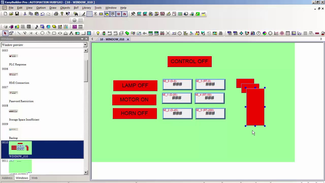 HOW SHOW ON WEINTEK HMI DATA REGISTER VALUE & TIMER VALUE URDU HINDI LECTURE 7