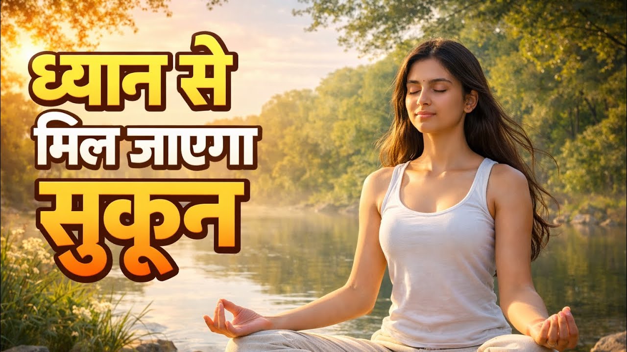 “ध्यान से मिल जाएगा सुख | जब मन शांत होता है तो ज़िंदगी बदल जाती है | Powerful Meditation Speech”