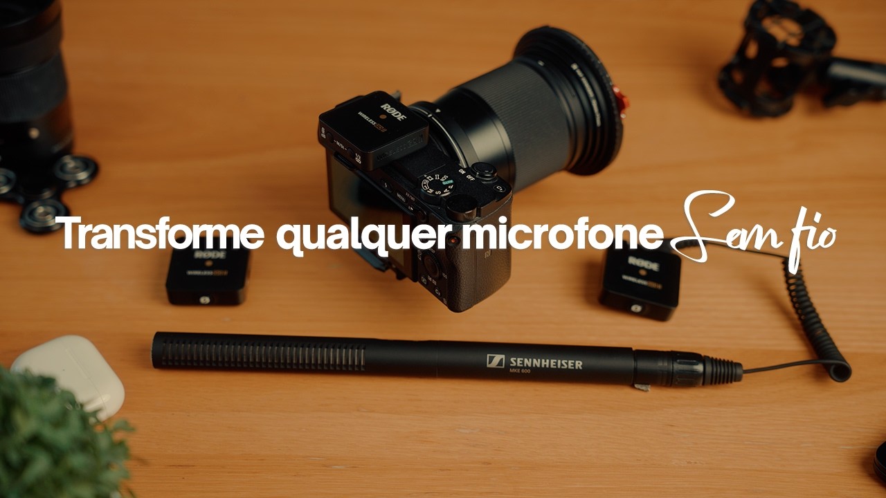 Transforme QUALQUER Microfone Shotgun em Sem fio