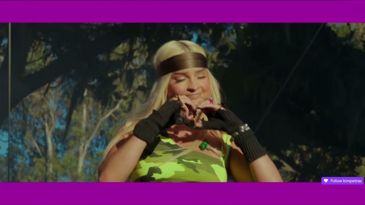 Kim Petras - Can't Do Better - Live @ Outside Lands, San Francisco (Twitch Livestream - 4K Upscaled)