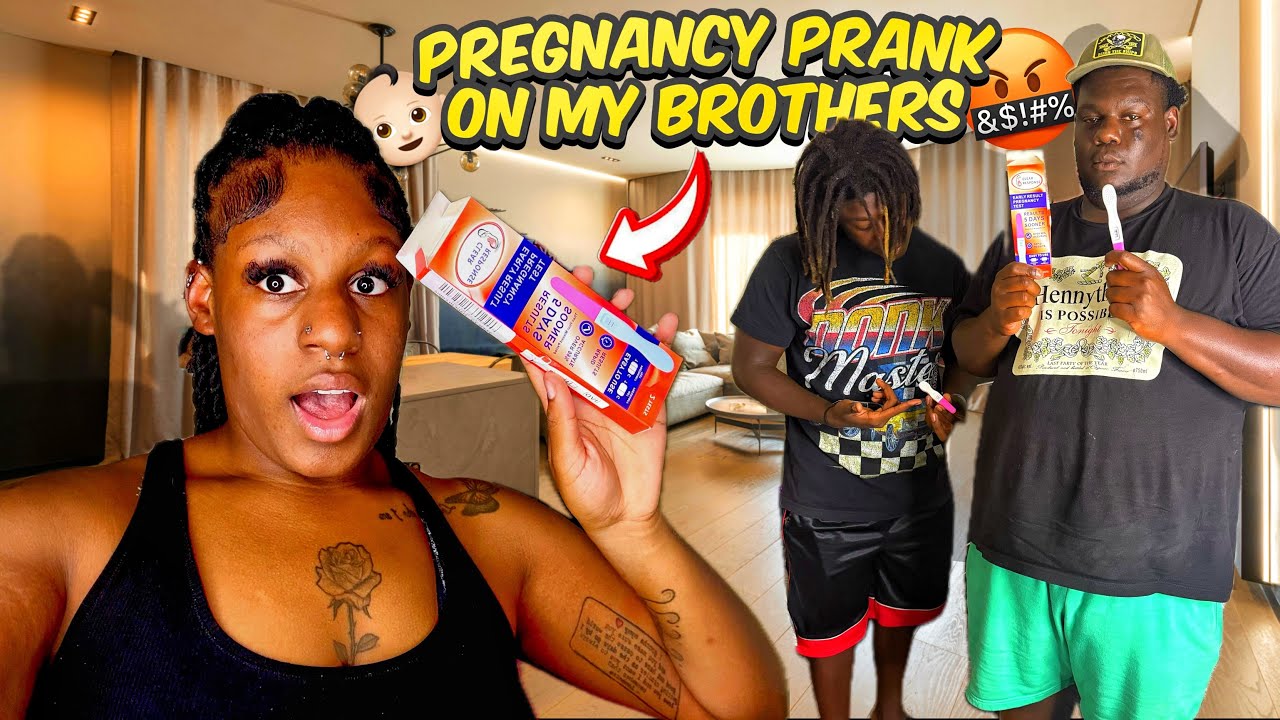 IM PREGNANT PRANK ON MY BROTHERS!!! 