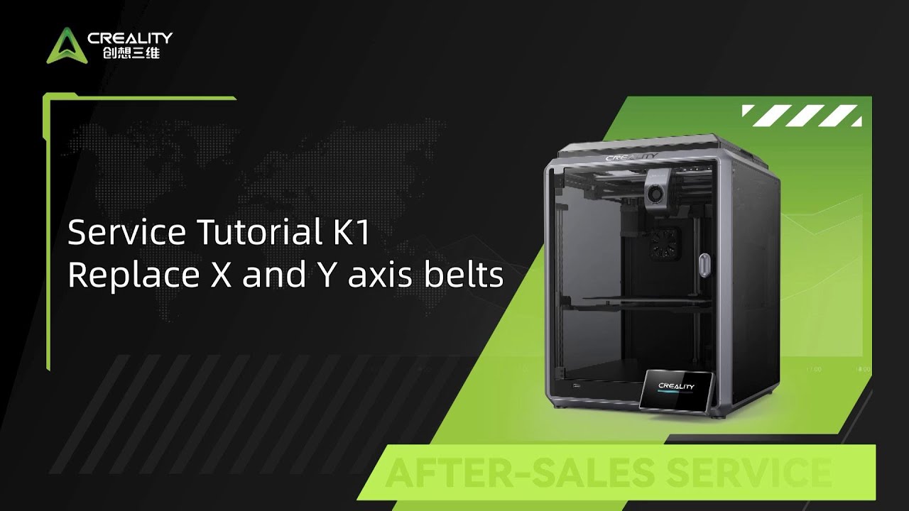 Service Tutorial K1 Replace X and Y axis belts