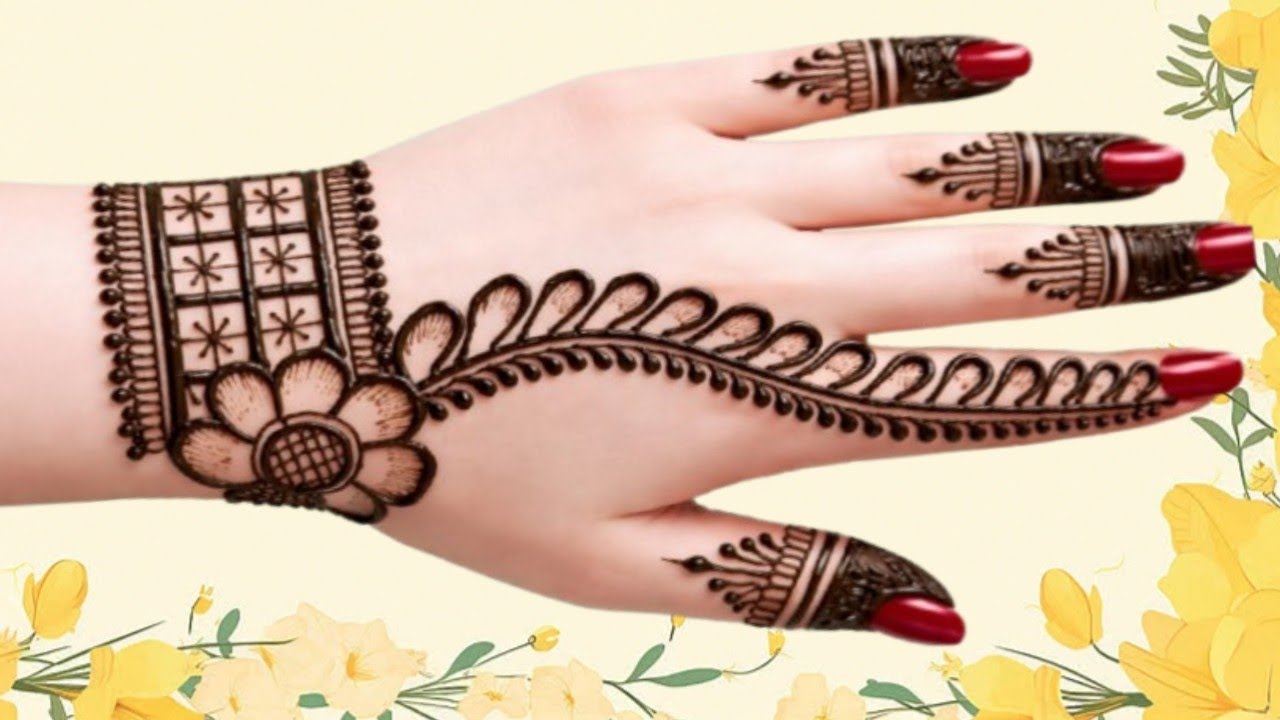 New Simple Back Hand Mehndi Design|Easy Mehndi Design| Mehndi Design 
