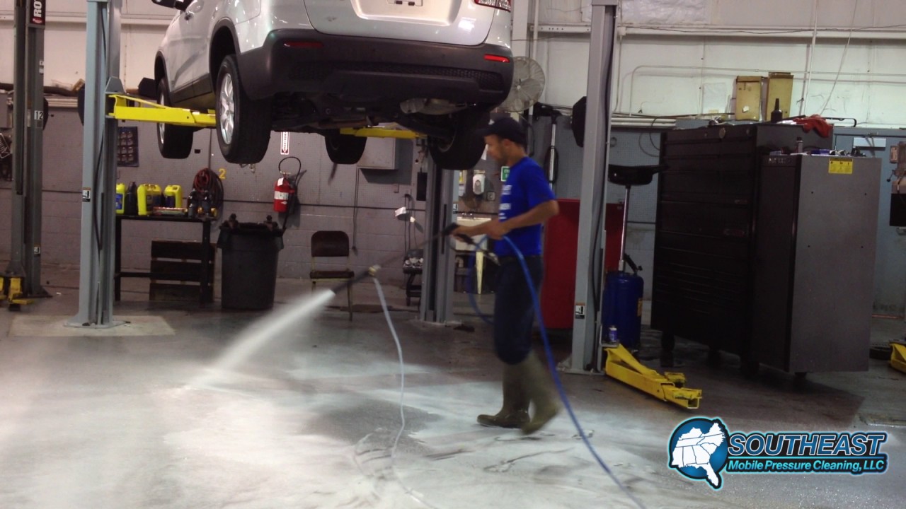 Auto Garage Pressure Washing Charleston, SC