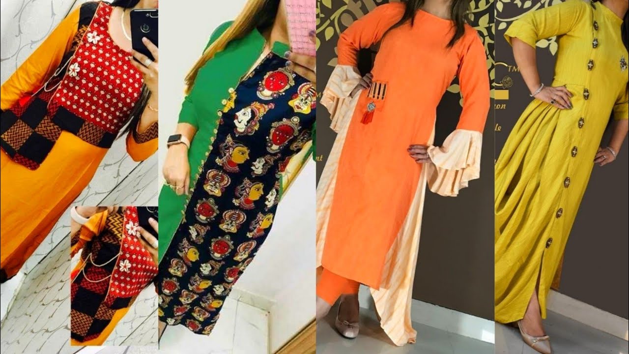 Winter Dress designs 2019-2020 winter kurti designs||winter dresses for girls||Cotton kurti designs