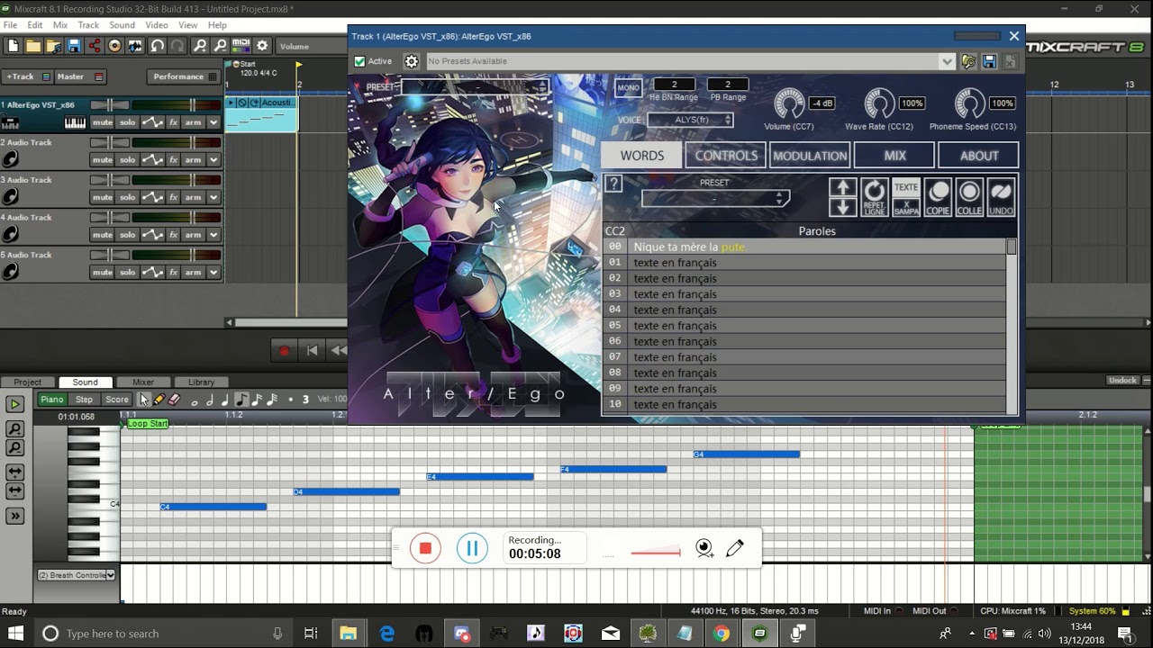 Un très mauvais tutoriel pour ALYS sur Alter/Ego