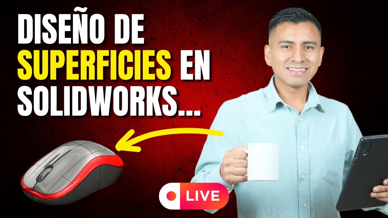 Como hacer DISEÑO basado en SUPERFICIES en SOLIDWORKS 2024 -2025