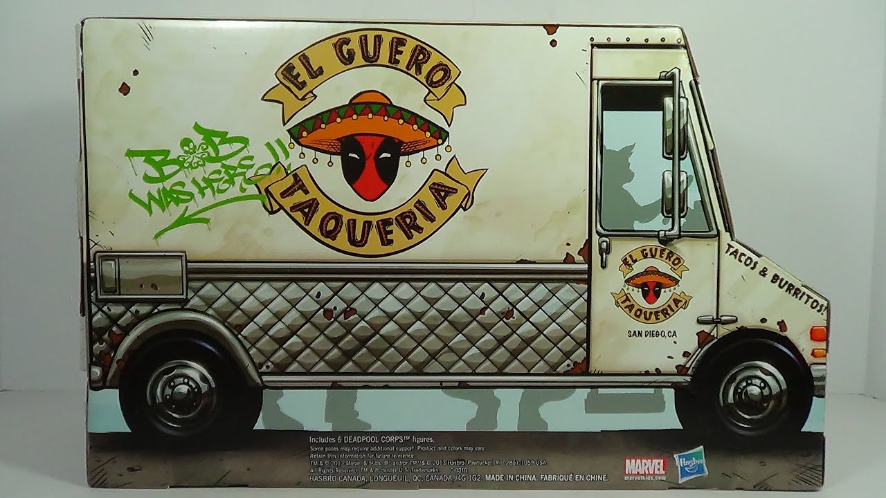 Deadpool Corps SDCC 2013 Exclusive Taco Truck Box Set 3.75 Inch Figure Review