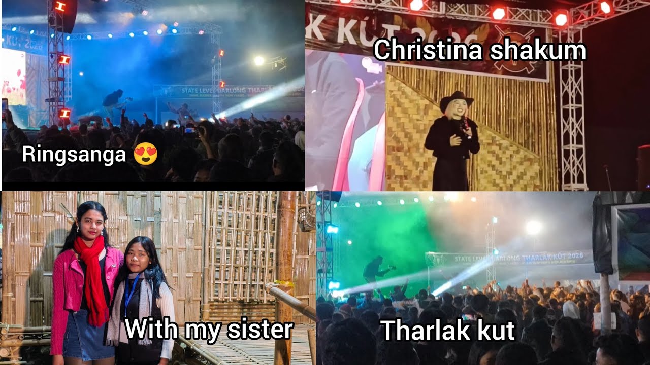 Last day of Tharlak kut 2026  live perform Christina shakum state level Darlong Tharlar kut on 15
