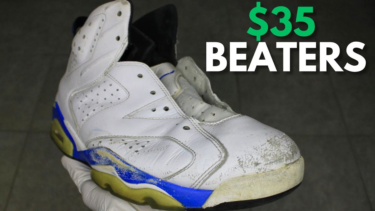 Реставрация поврежденных Jordan 6 за 35 долларов! Из мусора — в сокровище!