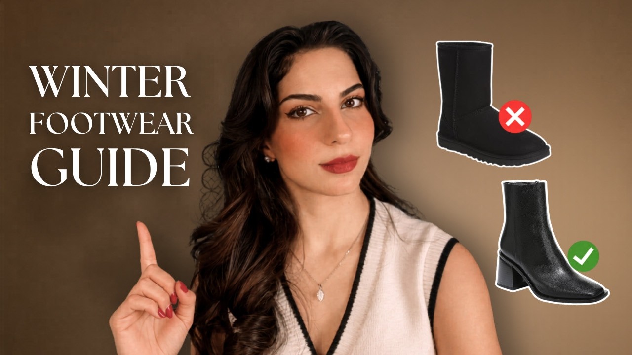 Types of shoes to wear in winter + how to style them (full winter footwear guide)