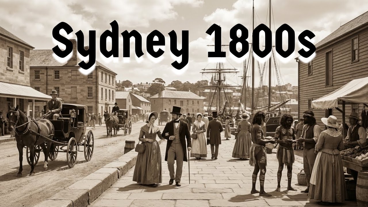 Sydney 1800s – AI Reconstruction | A Cinematic Journey into Colonial Australia's Capital