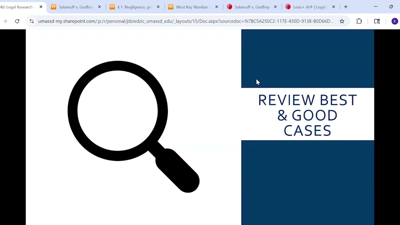 Researching Cases by Topic