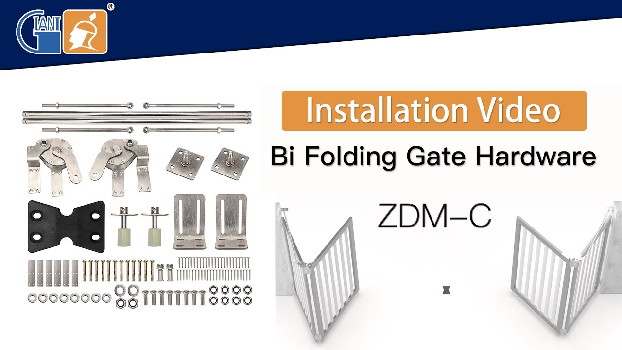 ZDM-C How To Install Bi Folding Gate Hardware Kit