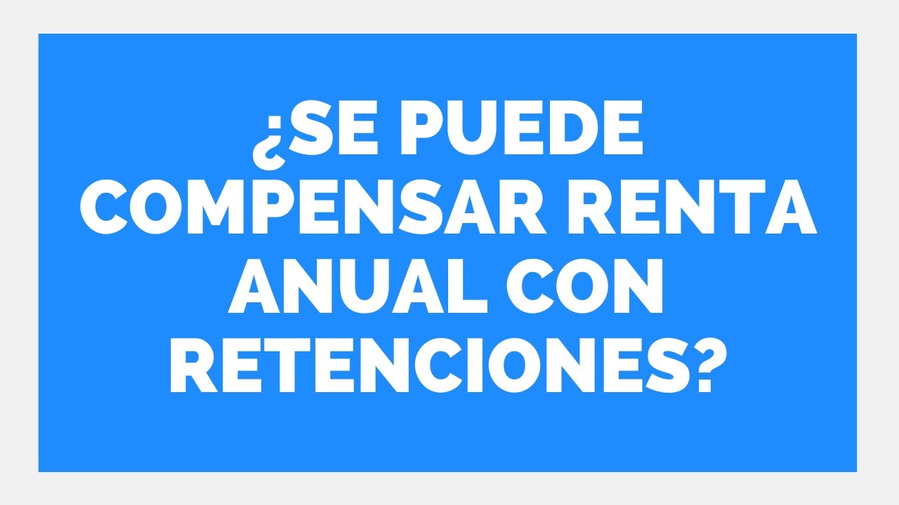 👍 COMPENSACIÓN CON RETENCIONES  👉 Estudio Contable En Lima