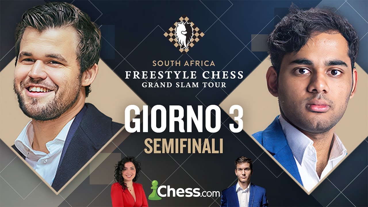 CARLSEN vs SINDAROV e KEYMER vs ARONIAN | Freestyle Chess Grand Slam South Africa | Giorno 3 | !info