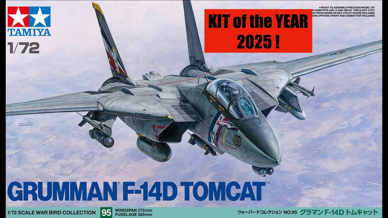 KIT of the YEAR 2025 WINNER! Tamiya F-14D Tomcat 1/72 (Full HD re-upload)