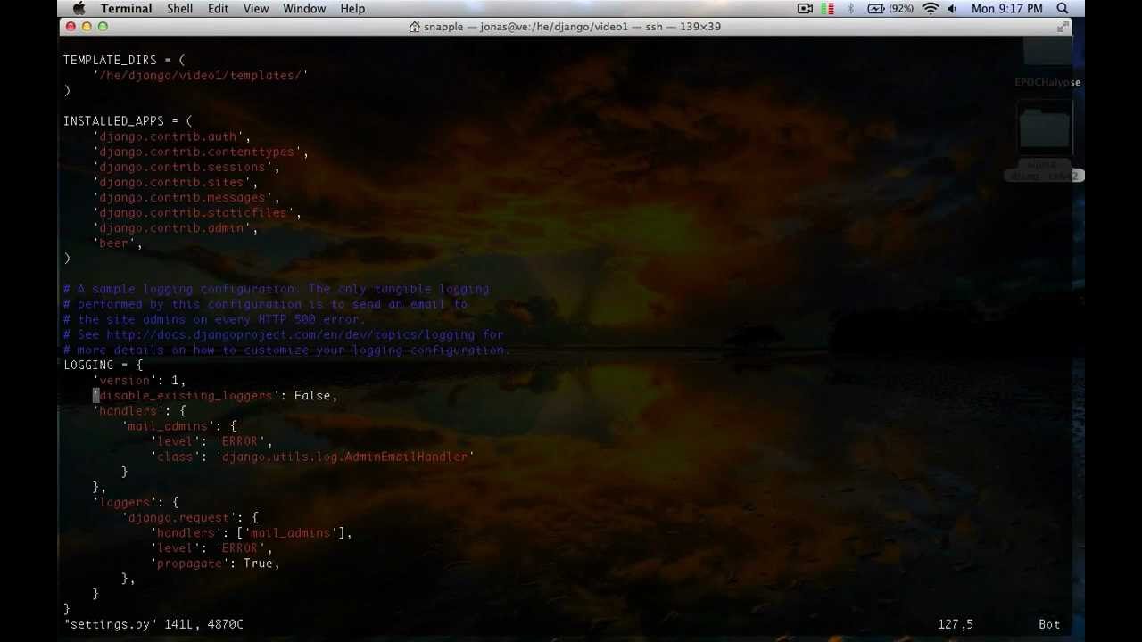 Django Tutorial 4 - TinyMCE - Hacked Existence