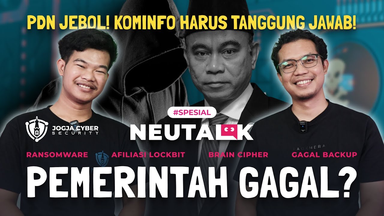 NEUTALK - PDN JEBOL, PELAKUNYA ORANG DALAM ⁉️ INI KATA PAKAR CYBER SECURITY